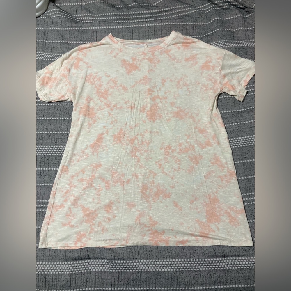 Pink tie-dye shirt from style and co